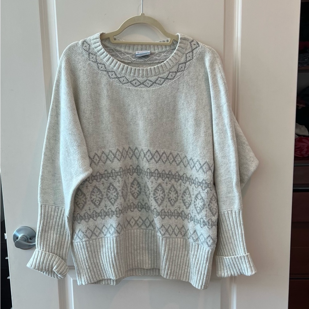 Columbia Cotton Wool Blend Sweater Pullover
